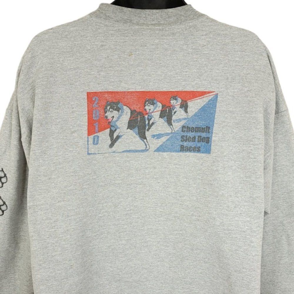 Chemult Sled Dog Races Sweatshirt 2010 Mushing Oregon Size XL
